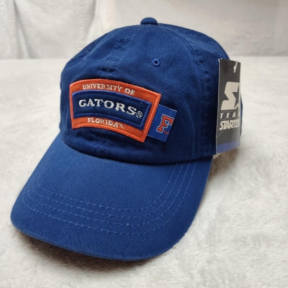 Florida Gators Hat Cap Strap Back Mens One Size Blue NCAA Football Starter